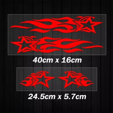 Miếng Dán Phản Quang Starfire Lửa Ngôi Sao - Dán Xe Máy, Fairing, Mũ Bảo Hiểm, Gương Chiếu Hậu - 51.127 VND 14 Miếng Dán Phản Quang Starfire Lửa Ngôi Sao - Dán Xe Máy, Fairing, Mũ Bảo Hiểm, Gương Chiếu Hậu - 51.127 VND 14