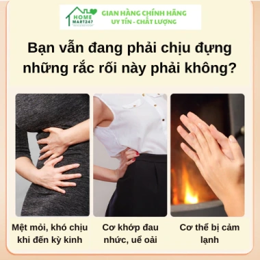 Miếng dán Phương Đông thảo dược giảm đau bụng kinh, giữ nhiệt ấm người, giảm nhức mỏi