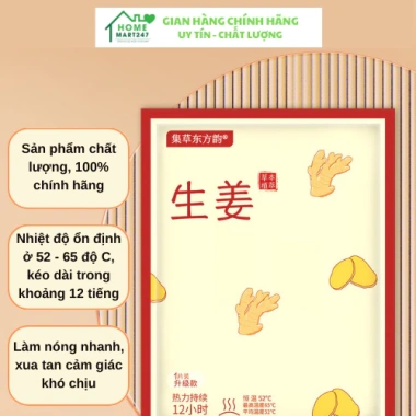 Miếng dán Phương Đông thảo dược giảm đau bụng kinh, giữ nhiệt ấm người, giảm nhức mỏi 3 Miếng dán Phương Đông thảo dược giảm đau bụng kinh, giữ nhiệt ấm người, giảm nhức mỏi 3