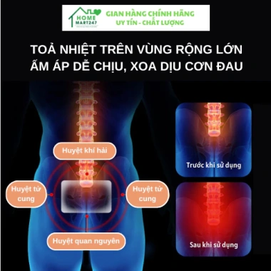 Miếng dán Phương Đông thảo dược giảm đau bụng kinh, giữ nhiệt ấm người, giảm nhức mỏi