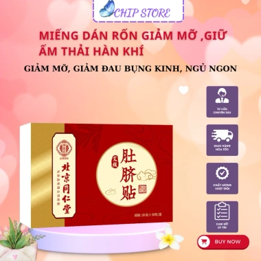 Miếng Dán Rốn Ngải Cứu 30v+30 - Giảm mỡ bụng, tiêu ẩm, ngủ ngon - 99.000₫