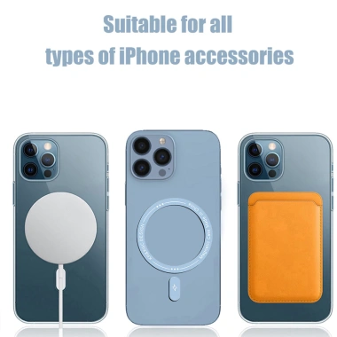 Miếng dán sắt sạc không dây đa dạng kiểu, siêu mỏng tự dính - Tương thích iPhone 15/14, Magsafe, giá ưu đãi 33.660₫ 8