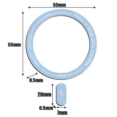 Miếng dán sắt sạc không dây đa dạng kiểu, siêu mỏng tự dính - Tương thích iPhone 15/14, Magsafe, giá ưu đãi 33.660₫ 9