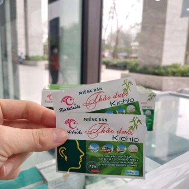 Miếng dán say tàu xe thảo dược Kichio 2 miếng - Chỉ 30.000đ, giảm say nhanh 2