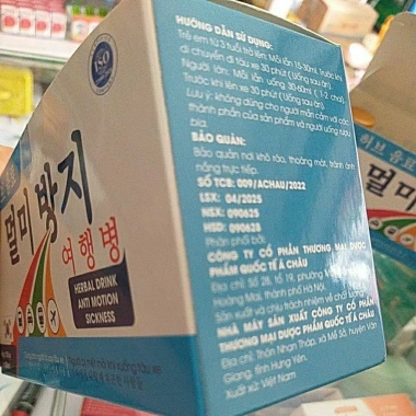 Miếng dán say xe + Nước thảo mộc Satauxe giảm hoa mắt, lợm giọng, nôn - Tăng sức khỏe, giá 42.000₫