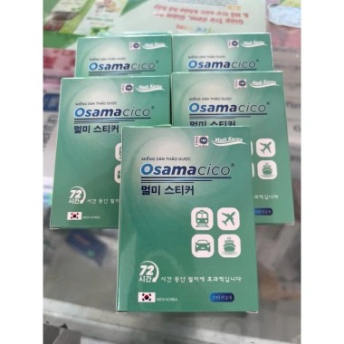 Miếng dán say xe thảo dược Osamasico - giảm đau, giá chỉ 35.000 đồng, khuyến mãi 2 Miếng dán say xe thảo dược Osamasico - giảm đau, giá chỉ 35.000 đồng, khuyến mãi 2
