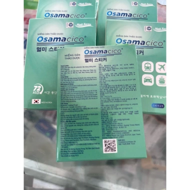 Miếng dán say xe thảo dược Osamasico - giảm đau, giá chỉ 35.000 đồng, khuyến mãi