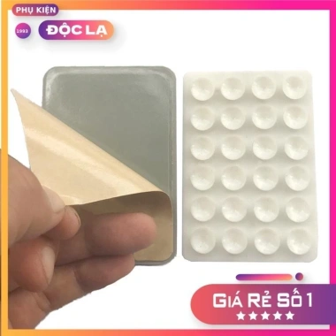 Miếng Dán Silicon Hai Mặt 40 Ly Hút Đa Năng, Gắn Ốp Lưng Điện Thoại iPhone & Android - Giá 13,900 VND