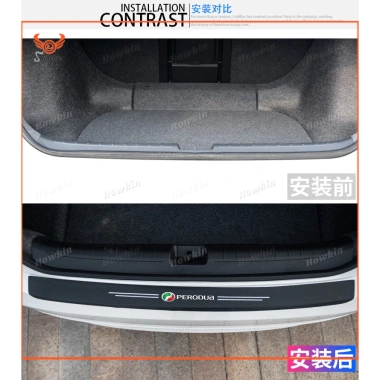 Miếng Dán Sợi Carbon Chống Trầy Xước Siêu Bền Dành Cho Xe Hơi - Giá 42.834 VND