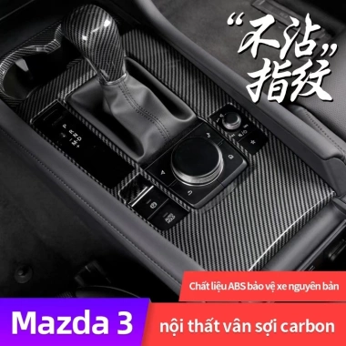 Miếng Dán Sợi Carbon Mazda 3 2.020-2.026 Trọn Bộ Nội Thất Họa Tiết Sang Trọng