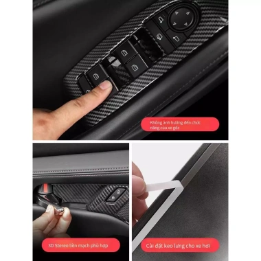 Miếng Dán Sợi Carbon Mazda 3 2.020-2.026 Trọn Bộ Nội Thất Họa Tiết Sang Trọng