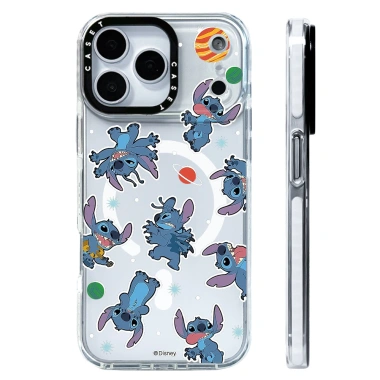 Miếng Dán Stitch Dễ Thương - Ốp Lưng Sạc Không Dây Trong Suốt Tương Thích iPhone 12-17 Pro Max & Air, Chống Sốc 2 Miếng Dán Stitch Dễ Thương - Ốp Lưng Sạc Không Dây Trong Suốt Tương Thích iPhone 12-17 Pro Max & Air, Chống Sốc 2