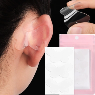 Miếng Dán Tai Bướm 42 Miếng Silicone Tự Dính, Chống Thấm Nước, Hỗ Trợ Tai Lớn 2