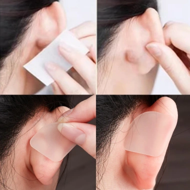 Miếng dán tai silicon Elf vô hình Chip nhỏ nâng cấp mới, chống nước V‑Face làm đẹp, giá chỉ 32.668₫