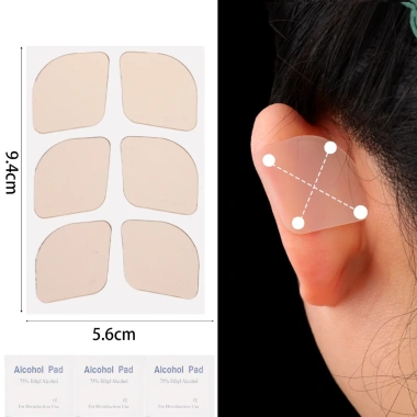 Miếng dán tai silicon Elf vô hình Chip nhỏ nâng cấp mới, chống nước V‑Face làm đẹp, giá chỉ 32.668₫