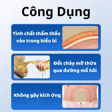 Miếng Đan Tân Mở Bủng Thảo Dược Đông Y Thái Hà 6 miếng cao đan lành tính 18.500 VND