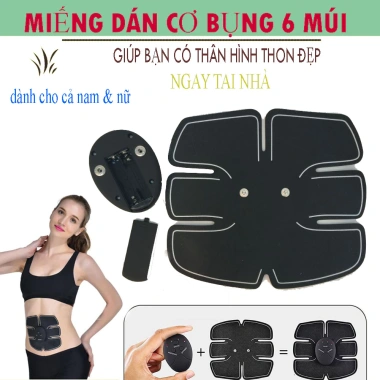 Miếng Dán Tập Cơ Bụng 6 Múi - Giảm Cân, Tạo Bụng Săn Chắc Chỉ 179k! 2 Miếng Dán Tập Cơ Bụng 6 Múi - Giảm Cân, Tạo Bụng Săn Chắc Chỉ 179k! 2