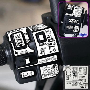 Miếng Dán Tay Cầm Yamaha NMAX 155 2.025 Chống Thấm Nước Vinyl DIY - Giá 91.924₫ 11
