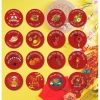 Miếng dán Tết 50 chiếc hình tròn tem niêm phong Chúc Mừng Năm Mới, chỉ 50.000₫ 6