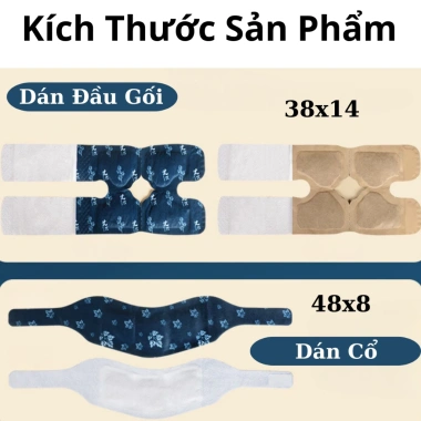 Miếng Dán Thải Độc Cổ, Làm Nóng Toả Nhiệt Giảm Đau - Ngải Cứu Cổ Vai Lưng, 49.000₫