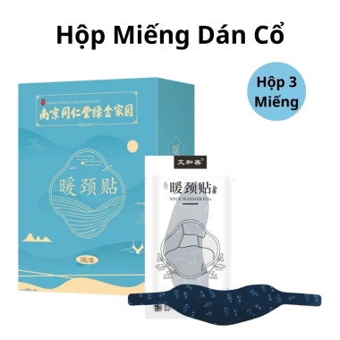Miếng Dán Thải Độc Cổ, Làm Nóng Toả Nhiệt Giảm Đau - Ngải Cứu Cổ Vai Lưng, 49.000₫