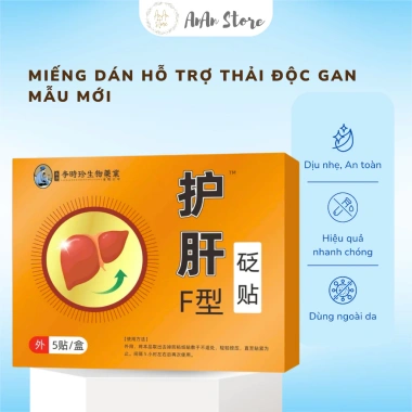Miếng Dán Thải Độc Gan Thanh Lọc Cơ Thể - Giảm Độc Tố, Hỗ Trợ Gan, Giá 59.000đ