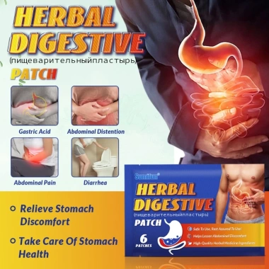 Miếng Dán Thảo Dược Giảm Đau Bụng Thạch Cao, Tiêu Hóa, Tiêu Chảy, Đầy Hơi - 6/18/30 Cái 2