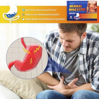 Miếng Dán Thảo Dược Giảm Đau Bụng Thạch Cao, Tiêu Hóa, Tiêu Chảy, Đầy Hơi - 6/18/30 Cái 3