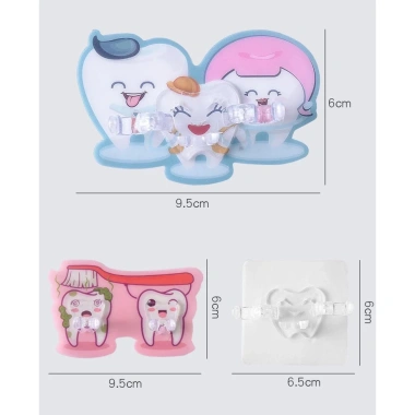 Miếng Dán Treo Bàn Chải Đánh Răng Dễ Thương Giá chỉ 15.000đ khuyến mãi siêu tiết kiệm