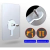 Miếng dán tường chịu lực 10mm ốc vít chắc chắn Treo giá, kệ, móc đồ an toàn 3