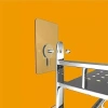 Miếng dán tường chịu lực 10mm ốc vít chắc chắn Treo giá, kệ, móc đồ an toàn 4