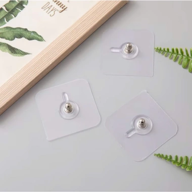 Miếng dán tường chịu lực 10mm ốc vít chắc chắn Treo giá, kệ, móc đồ an toàn