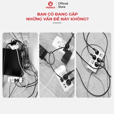 Miếng Dán Tường Treo Ổ Điện & Router Wifi Xoay 360 độ - Keo Siêu Dính, Nhựa ABS Cao Cấp Modeco, Giá 29.000₫ 2