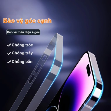 Miếng dán viền siêu mỏng bảo vệ iPhone 17‑16‑15‑14, Pro Max, Plus – cảm giác mượt, giá 30.800₫