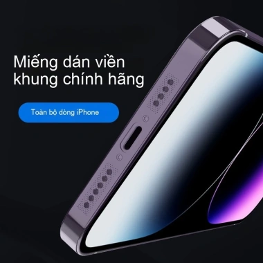 Miếng dán viền siêu mỏng bảo vệ iPhone 17‑16‑15‑14, Pro Max, Plus – cảm giác mượt, giá 30.800₫
