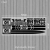 Miếng dán Vinyl 911 Đua Sọc Phản Quang Chống Thấm Nước cho Xe Máy - Trang Trí 16