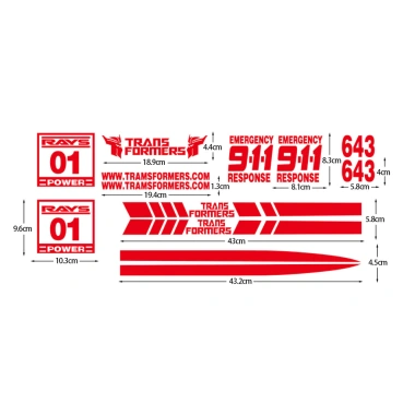 Miếng dán Vinyl 911 Đua Sọc Phản Quang Chống Thấm Nước cho Xe Máy - Trang Trí 18 Miếng dán Vinyl 911 Đua Sọc Phản Quang Chống Thấm Nước cho Xe Máy - Trang Trí 18