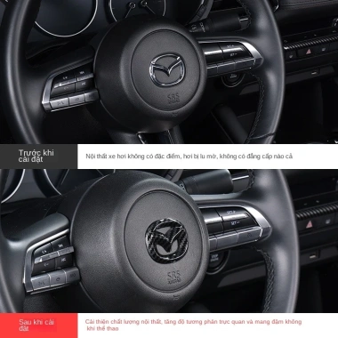 Miếng Dán Vô Lăng Mazda 3 2.020-2.026 Trang Trí Logo Ô Tô Giá 109.999đ