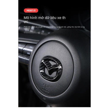 Miếng Dán Vô Lăng Mazda 3 2.020-2.026 Trang Trí Logo Ô Tô Giá 109.999đ