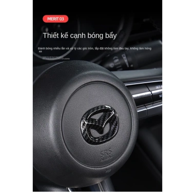 Miếng Dán Vô Lăng Mazda 3 2.020-2.026 Trang Trí Logo Ô Tô Giá 109.999đ