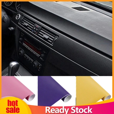 Miếng Dán Xe Hơi SPM 1 Cuộn 3D Sợi Carbon PVC Bền Phim Vans Giá 62.808 VND