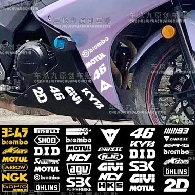 Miếng dán xe máy LOGO phản quang, chống xước, trang trí xe - Giá ưu đãi 69.386₫