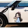 Miếng dán xe Oto Chibi Cute Girls Decal Vinyl chống nước - Trang trí oto, xe máy, chỉ 21.000đ