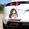 Miếng dán xe Oto Chibi Cute Girls Decal Vinyl chống nước - Trang trí oto, xe máy, chỉ 21.000đ 4