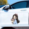 Miếng dán xe Oto Chibi Cute Girls Decal Vinyl chống nước - Trang trí oto, xe máy, chỉ 21.000đ 5