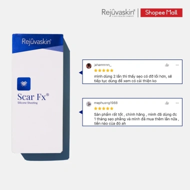 Miếng Dán Xóa Mỡ Sẹo Lồi Phì Đại Bụng REJUVASKIN Scar FX 2.5x55cm Giảm Giá Đến 1,700,000 VND