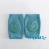 Miếng đệm đầu gối Aqua-Baby dệt kim chống trượt, họa tiết mặt cười cho bé 3