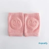 Miếng đệm đầu gối Aqua-Baby dệt kim chống trượt, họa tiết mặt cười cho bé 5