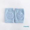 Miếng đệm đầu gối Aqua-Baby dệt kim chống trượt, họa tiết mặt cười cho bé 7