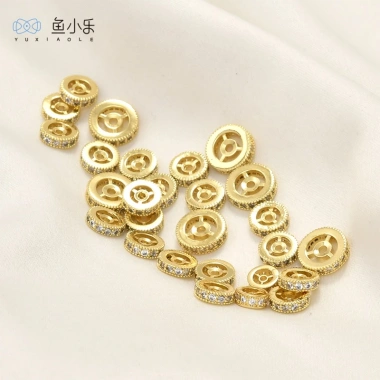 Miếng Đệm Hạt 18k Bảo Quản Zircon Bánh Xe - Phụ Kiện Vòng Tay, Vòng Cổ Giá 25.180đ 3